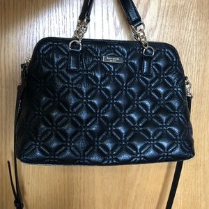 Kate Spade Black Quilted Crossbody Handbag